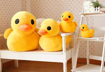 Peluche y Almohada de Patito Amarillo