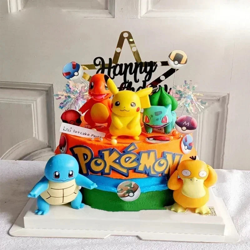 Set de adornos para pastel de Pokémon