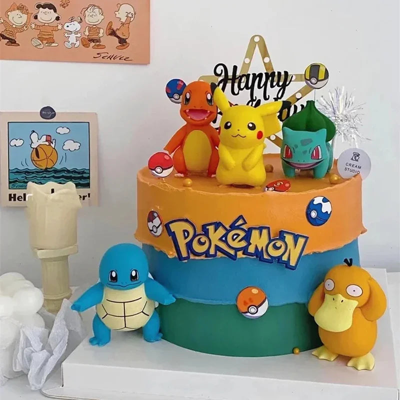 Set de adornos para pastel de Pokémon