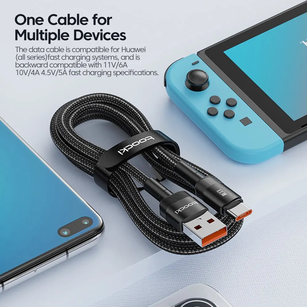 Cable USB tipo C de carga rápida para Smarthphone