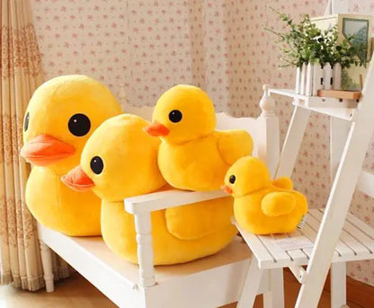 Peluche y Almohada de Patito Amarillo