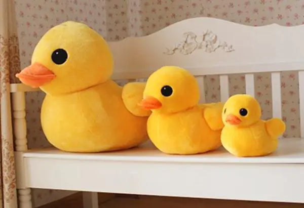 Peluche y Almohada de Patito Amarillo