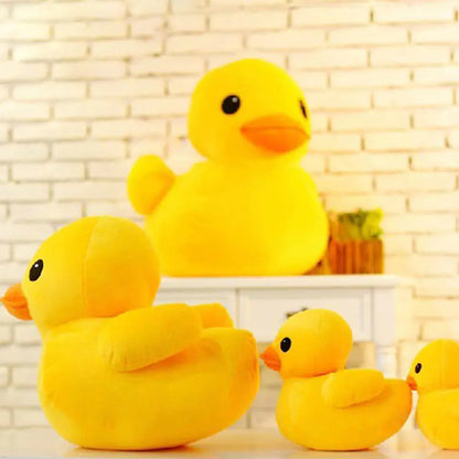 Peluche y Almohada de Patito Amarillo